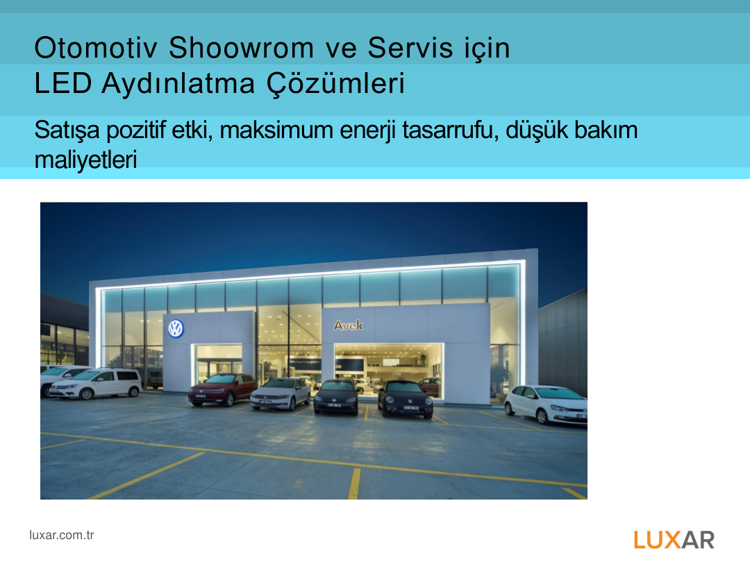 Otomotiv Showroom ve Servis